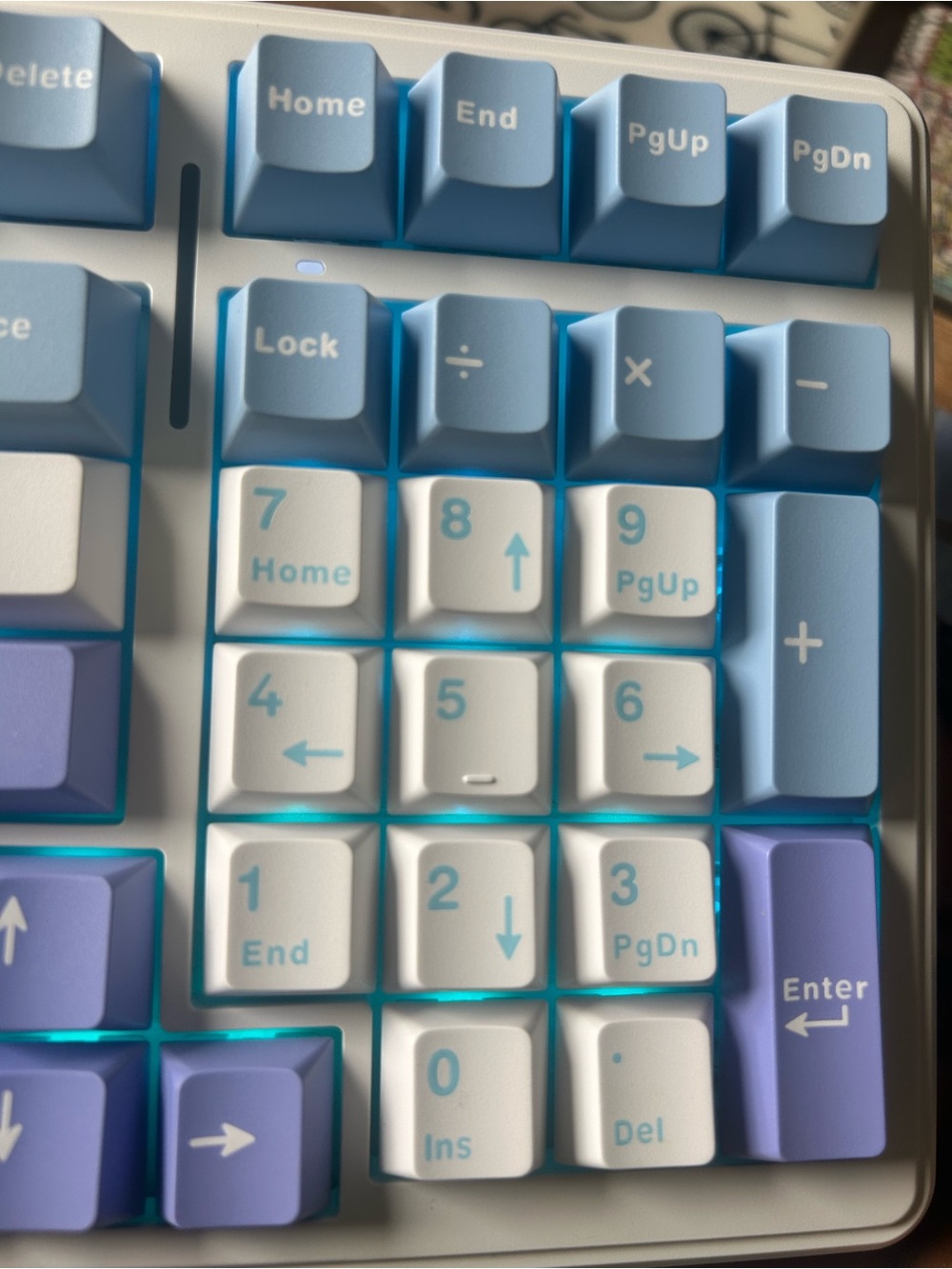 Creamy Keyboard Aula F99 Blue, Purple, White FULL (with 10-key) - Picture 4 of 6